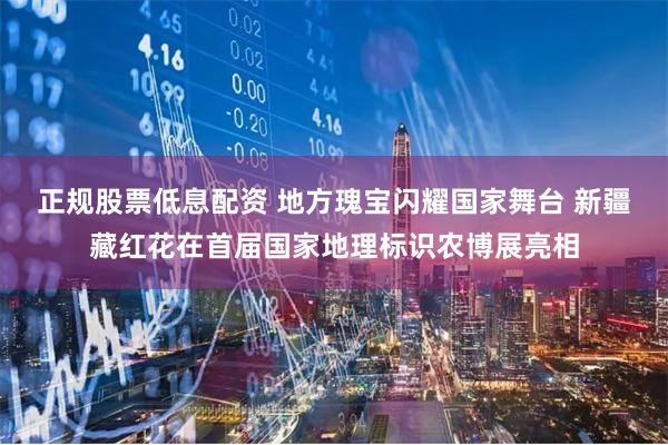 正规股票低息配资 地方瑰宝闪耀国家舞台 新疆藏红花在首届国家