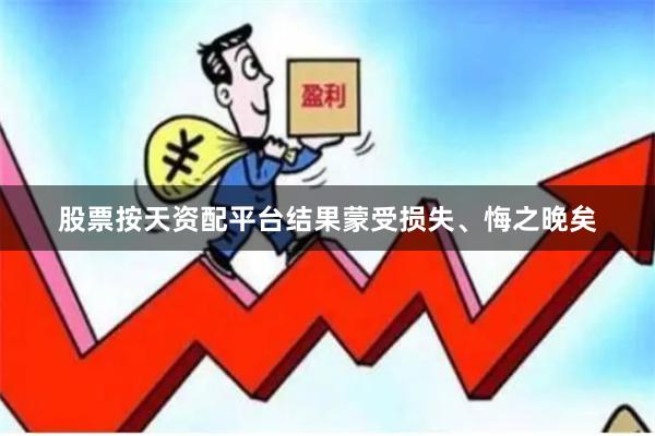 股票按天资配平台结果蒙受损失、悔之晚矣