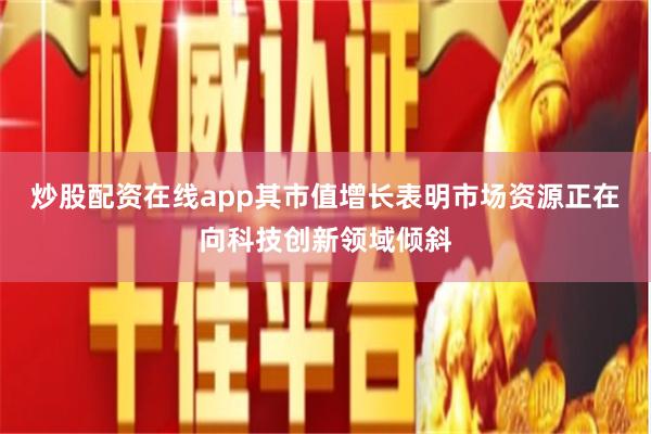 炒股配资在线app其市值增长表明市场资源正在向科技创新领域倾